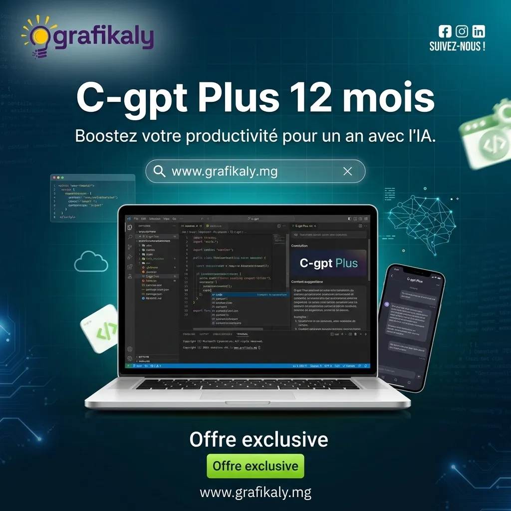 ChatGPT Plus | Compte perso (01 mois)