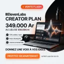 ElevenLabs | CREATOR PLAN - 12 MOIS | ⚡Offre Flash⚡