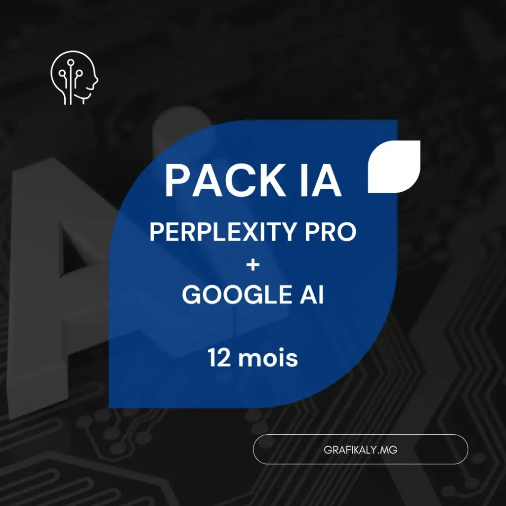 PACK IA - PERPLEXITY PRO + GOOGLE AI (12 mois)