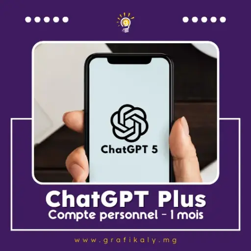 ChatGPT Plus 01 mois (compte perso | login requis)